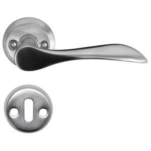 Home it dørhåndtak med rosetter og nøkke