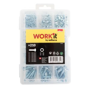 Work it maskinskruer og mutre i sortimen