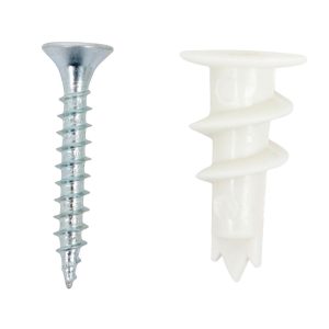 Work it gipsplugger med skruer 8 stk.