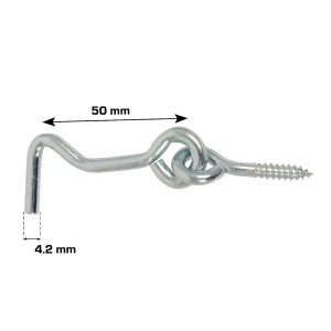 Home it dørkrok ø4,2 x 50 mm elforsinket