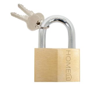 Home it hengelås messing - 60 mm