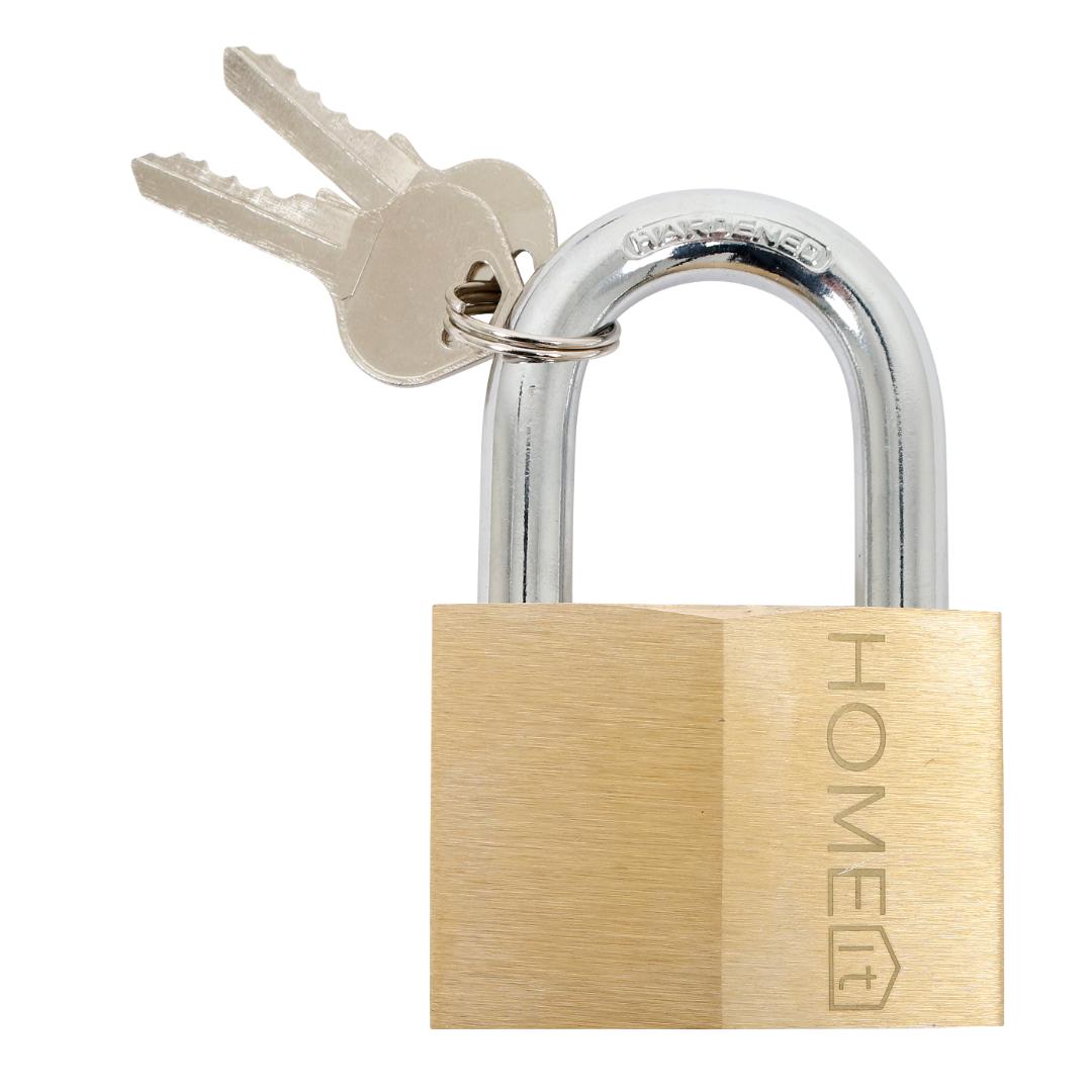 Home it hengelås messing - 60 mm