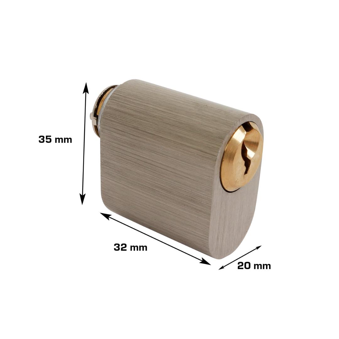 Home it oval sylinder med 7 stifter med