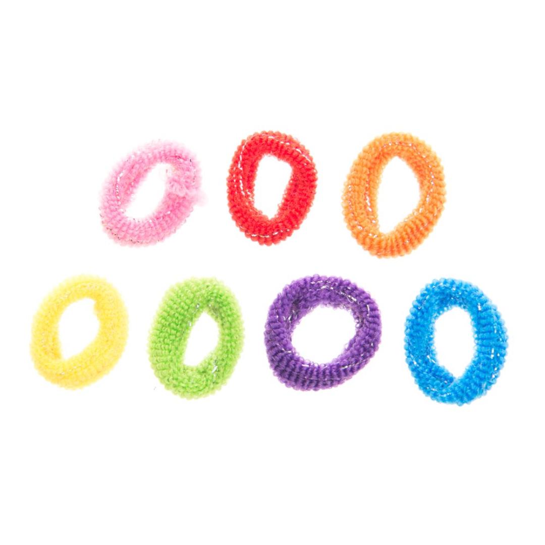 Mineas hairbobble 50-80pcs/pack color as - Bilde 2