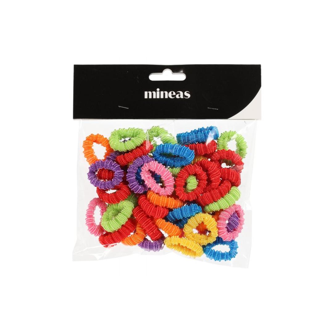 Mineas hairbobble 50-80pcs/pack color as - Bilde 4