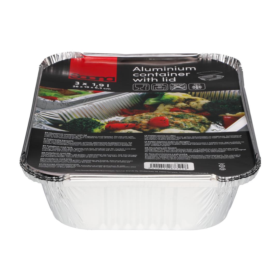 Saana aluminium beholder 1,9 l 3 stk - Bilde 3