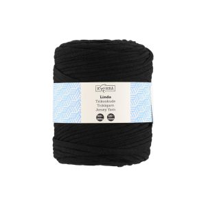 Kehra t-skjortegarn linda svart