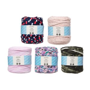 Heklegarn assorterte farver