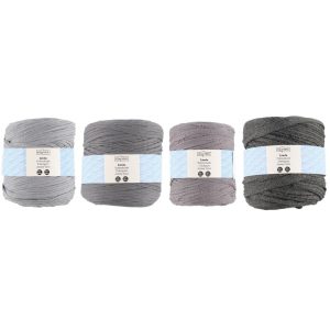 Kehra heklegarn mørk grå