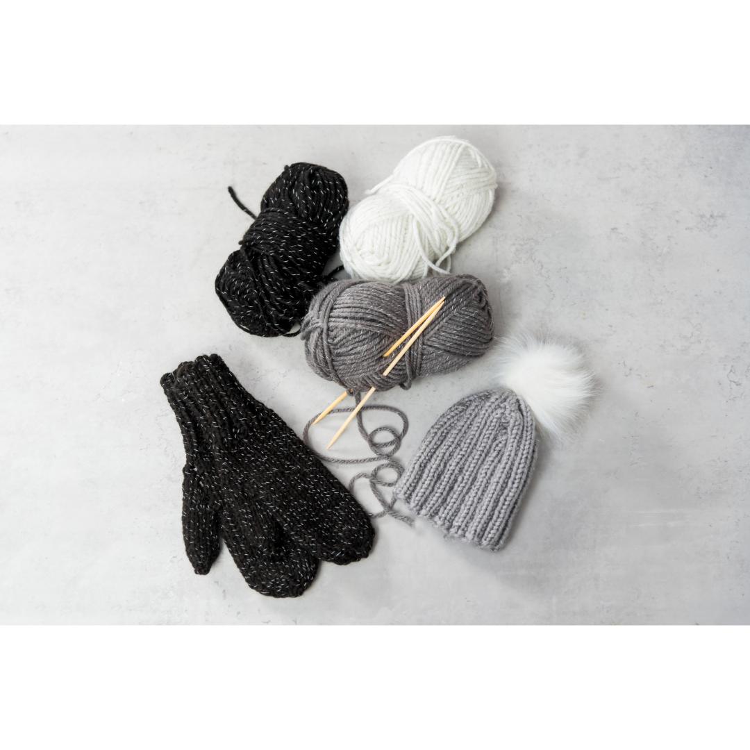 Kehra strikkegarn refleks svart 100 g - Bilde 3