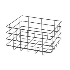 Maku kurv metall svart 25x20x12,5 cm
