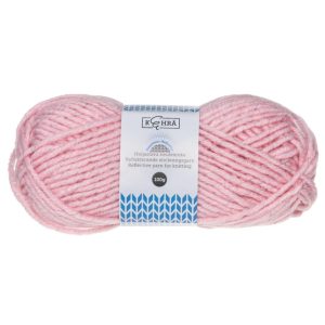 Kehra strikkegarn refleks rosa 100 g