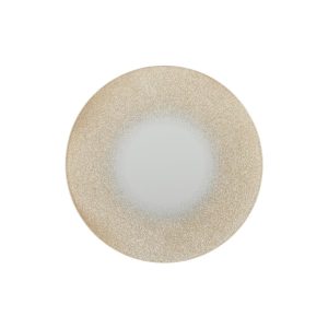 4living speil brett glitter gylden rund