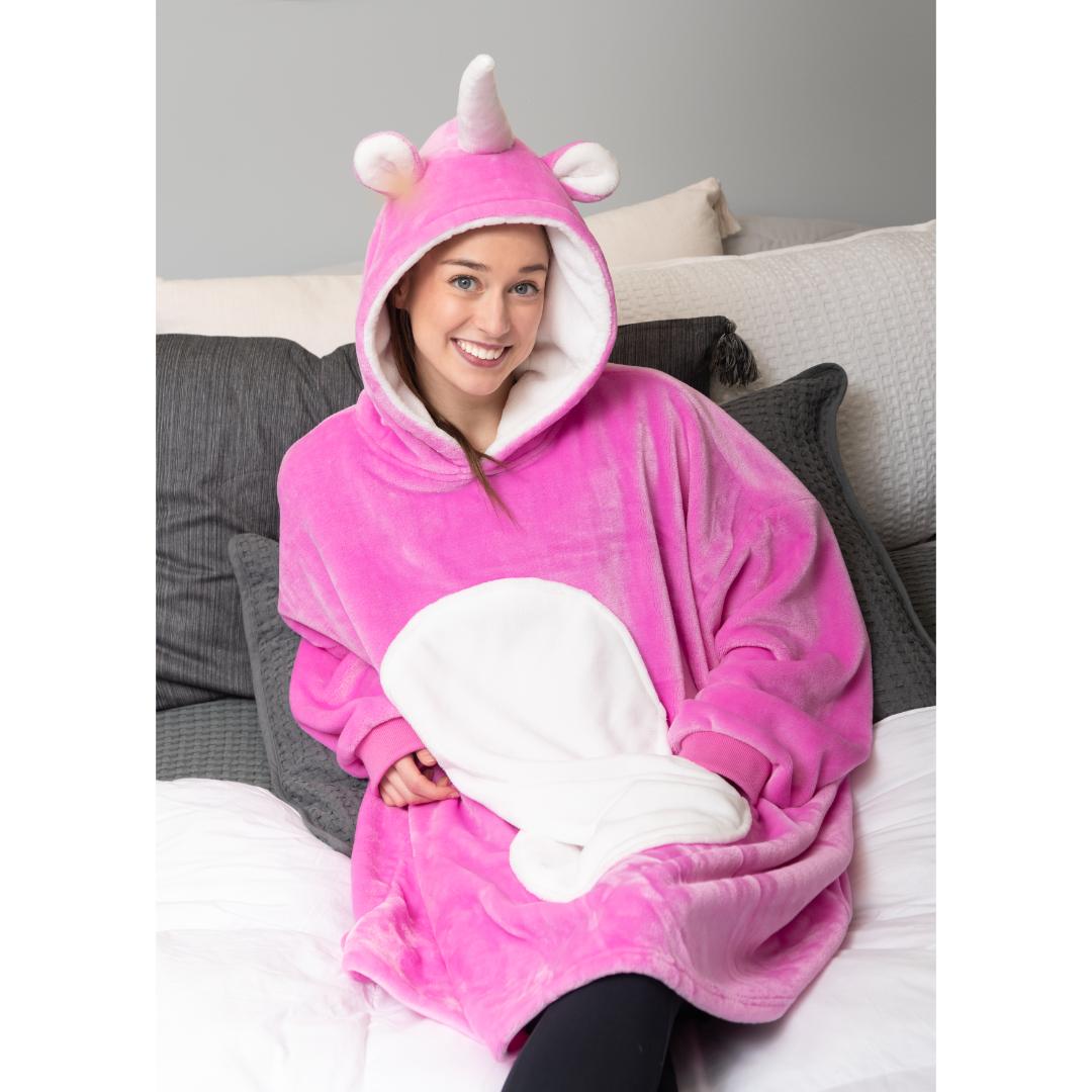 Acces hoodie teppe enhjørning - Bilde 2