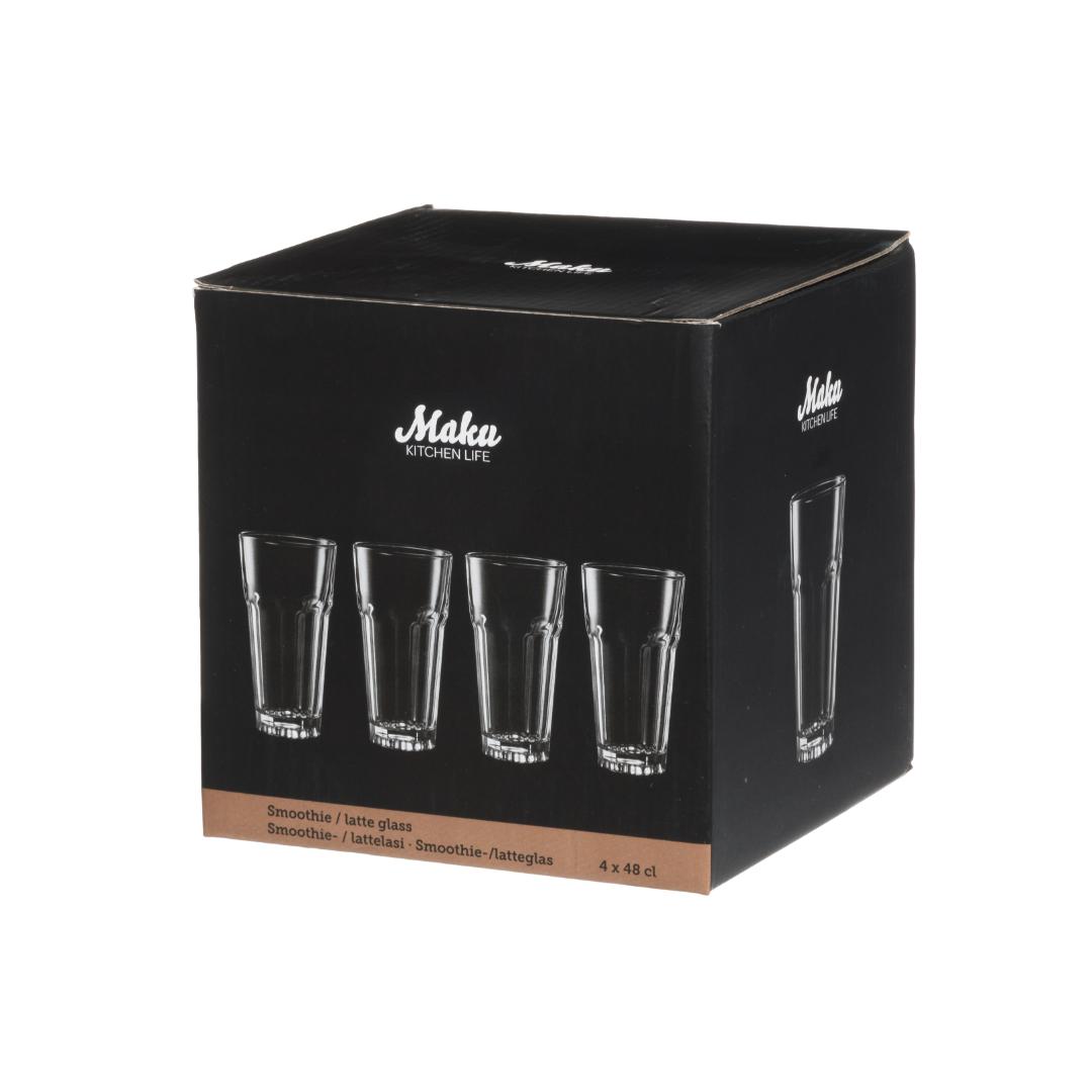 Maku smoothie/ latte glass 48 cl 4 stk - Bilde 4