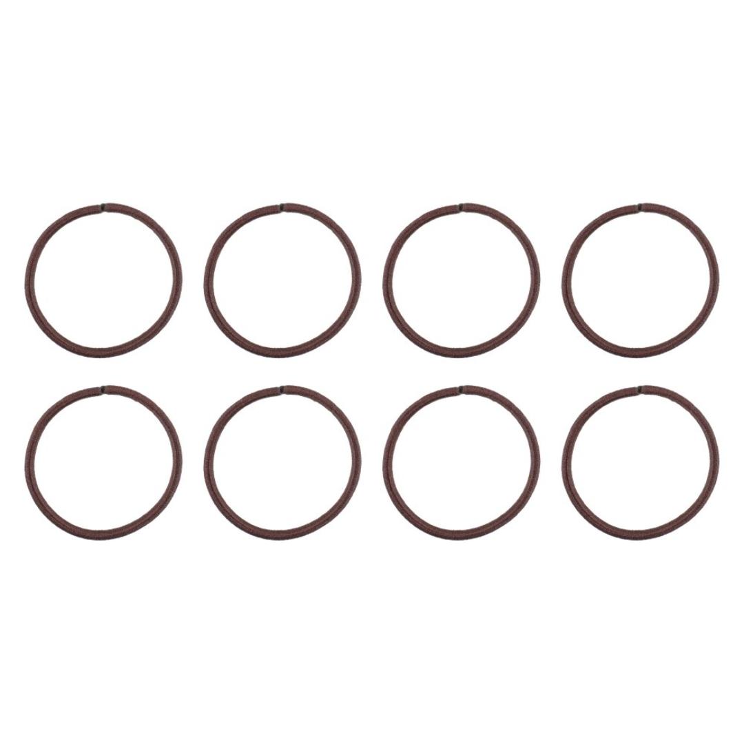 Mineas hår band basic tynn 8 stk brun - Bilde 3