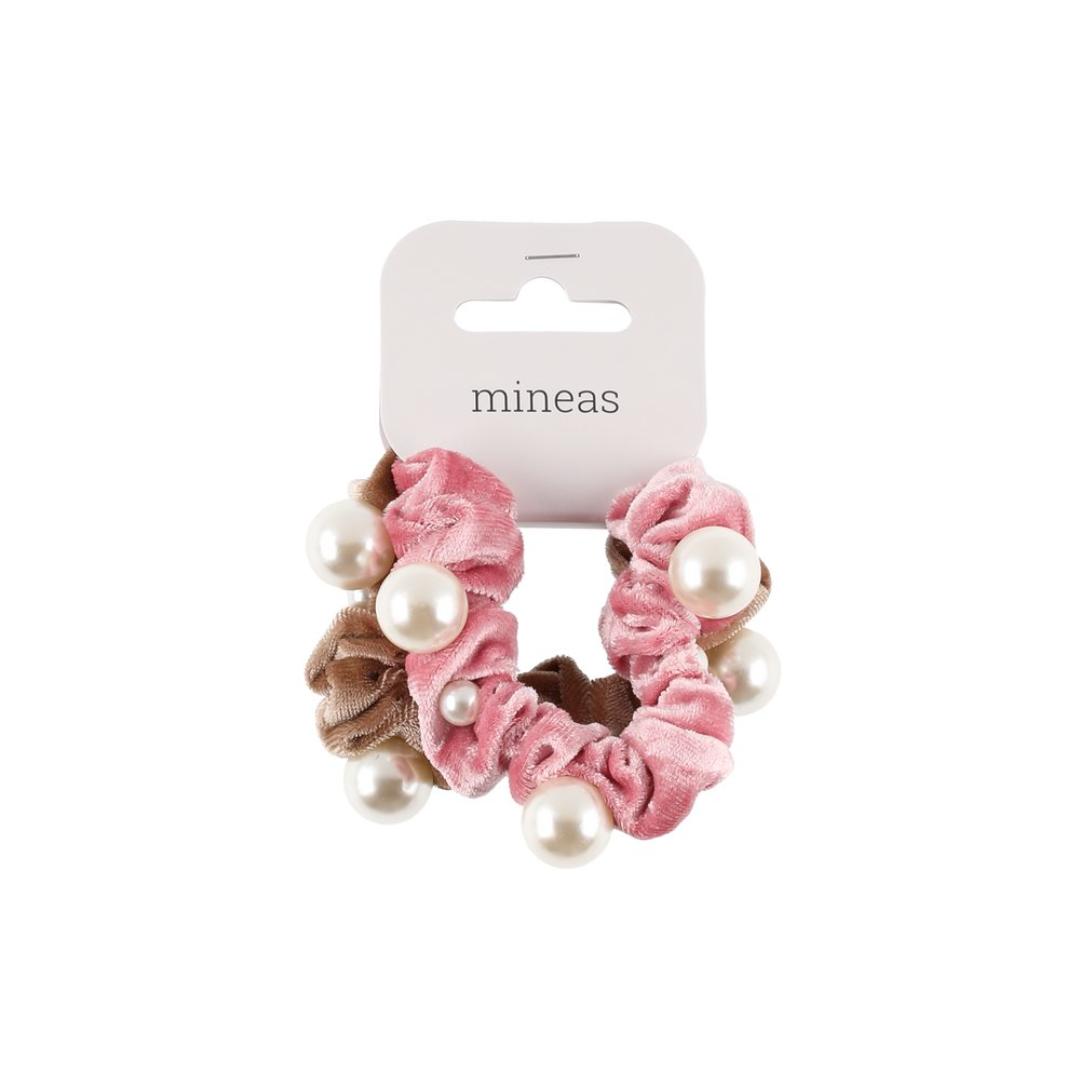 Mineas scrunchies fløyel små 2 stk med p - Bilde 2