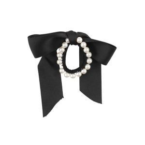 Mineas hårbånd pearl deco med bue svart