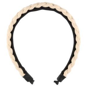 Mineas hårbånd falske skinn beige
