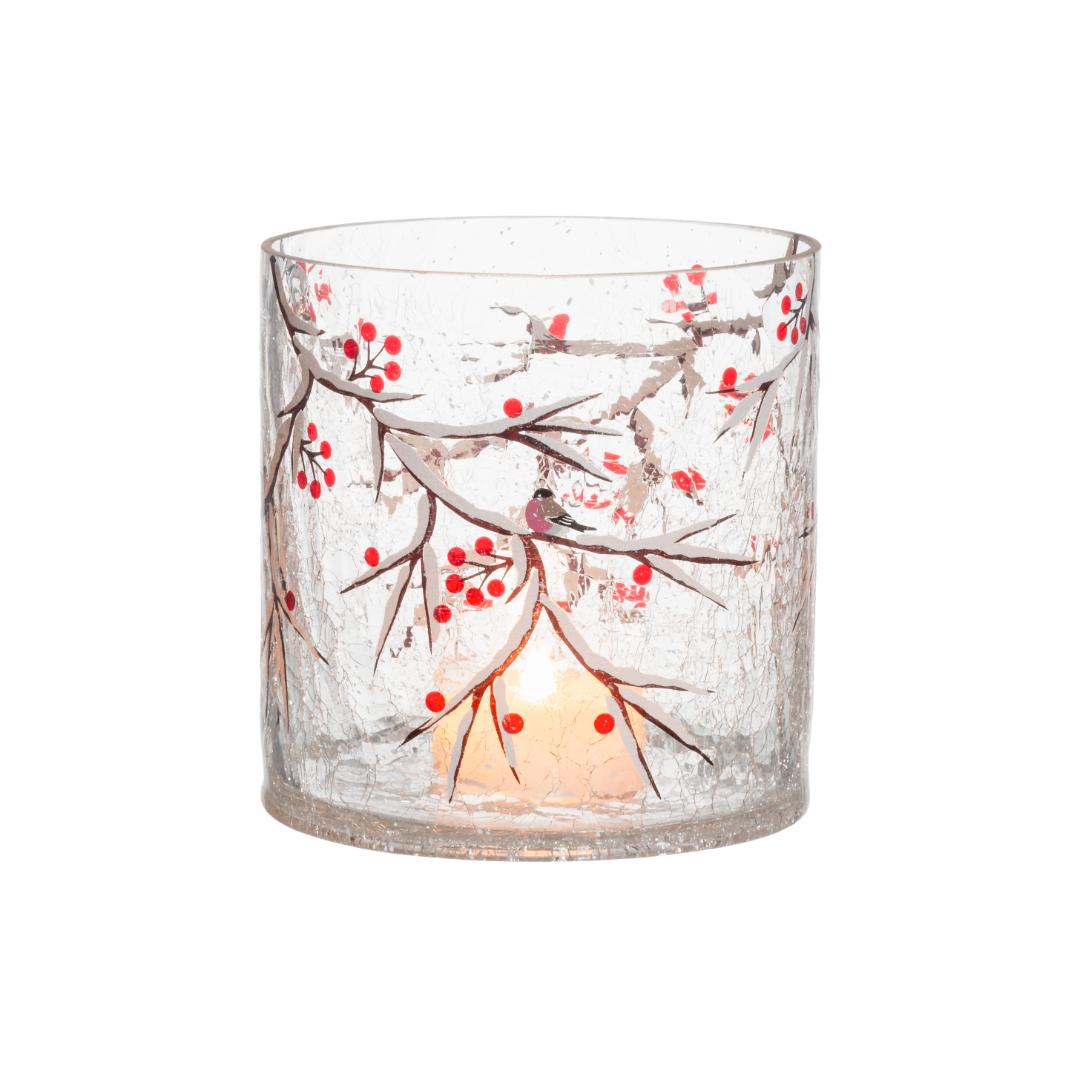 4living glass hurricane bullfinch 15 cm - Bilde 2