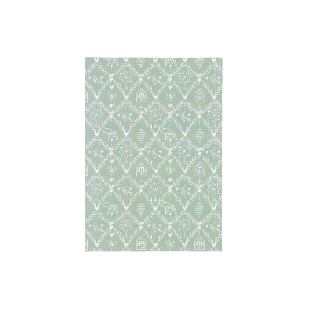 Winteria jule papir 70 cm x 5 m pastell - Bilde 2