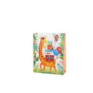 Kapell gavepose sjiraff 26x32x10 cm