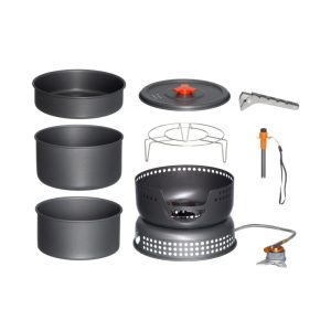 Atom camping komfyrsett med gasspære