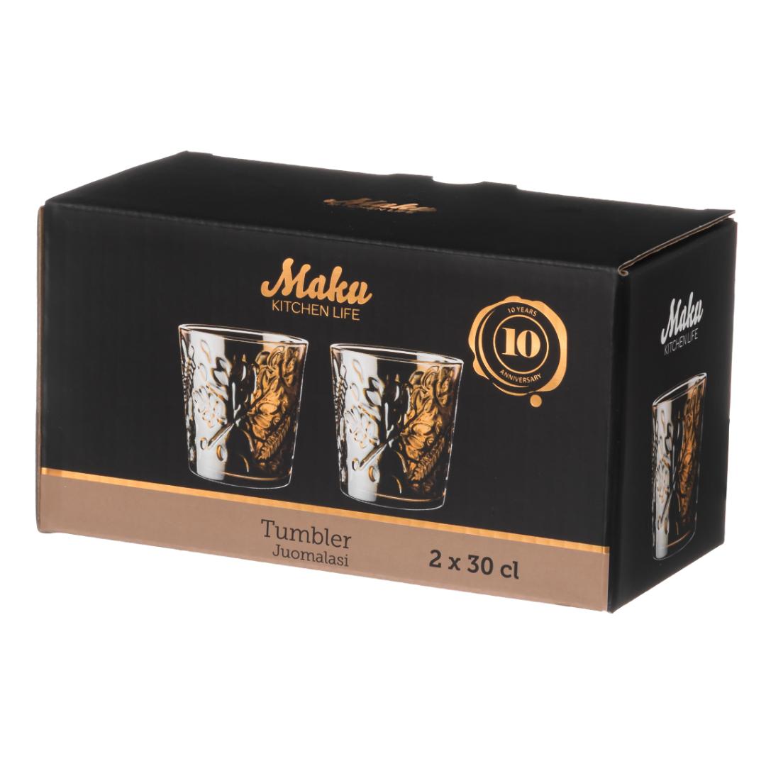 Maku tarha glass 2 stk honning 30 cl - Bilde 3