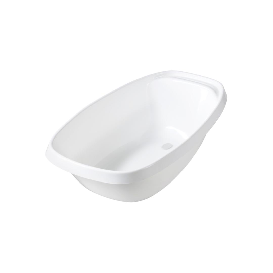 Badekar 50 l m plugg hvit 90x47x24 cm