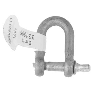 Sjakkel d galv.1/4 6mm