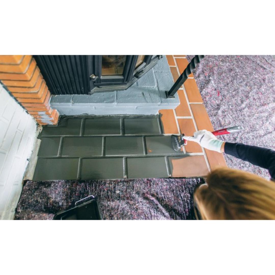 Trestjerner gulvm halvbl hvit 0.75l - Bilde 3