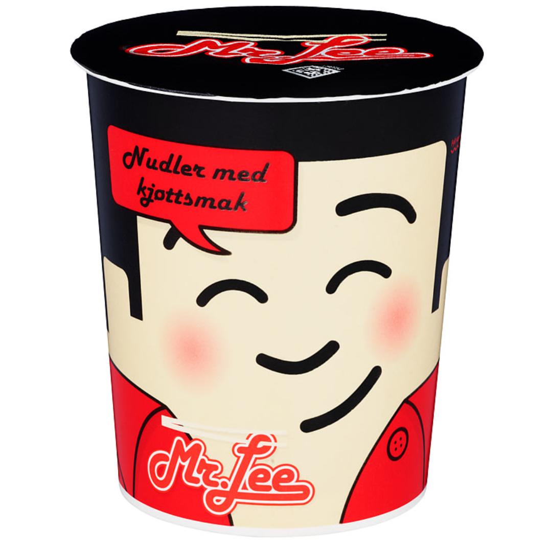 Nudler med kjøttsmak i kopp 65g