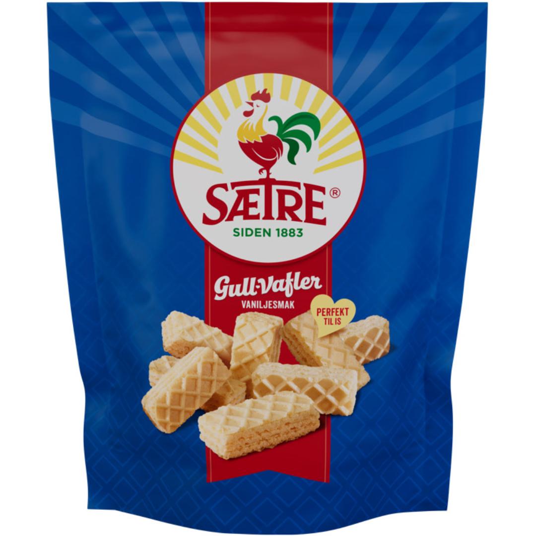 Sætre gullvafler vanilje 250g