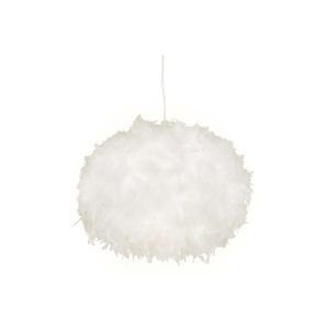 Dun taklampe 40cm hvit 60w e27