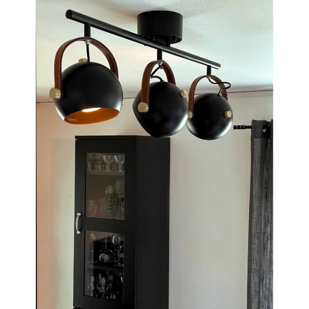 Bow takspot svart 3 x 7w gu10 - Bilde 4