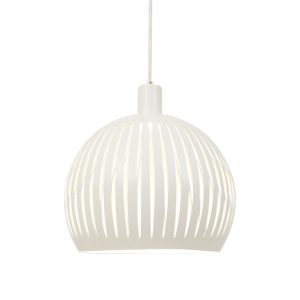 Grafika taklampe 30cm hvit gu10 bredstrå