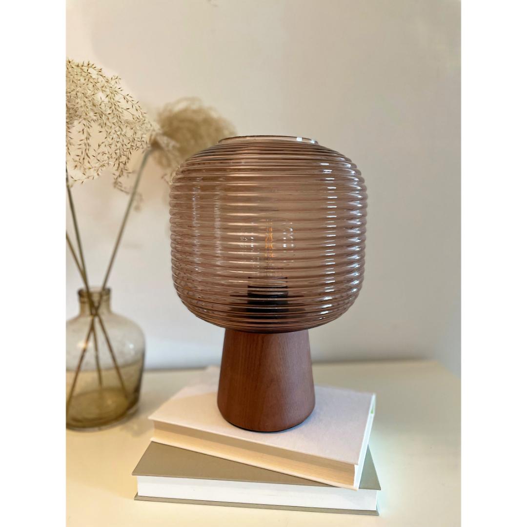 Aura bordlampe brunbeis/brun e27 - Bilde 5