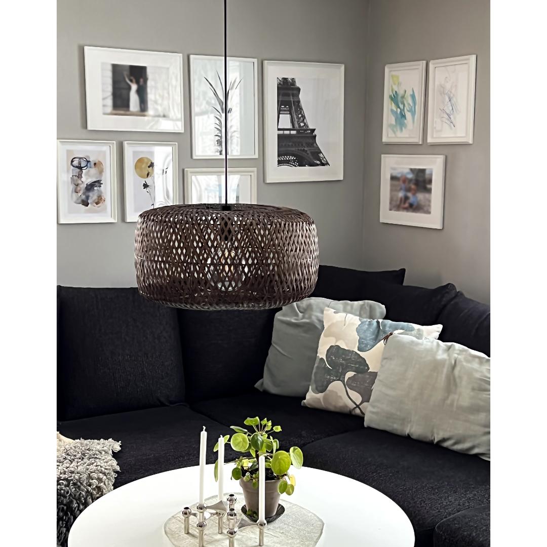 Savanna taklampe ø40 brun e27 - Bilde 4