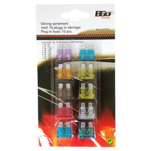 Sikring plugg brett a 10 stk.ass.