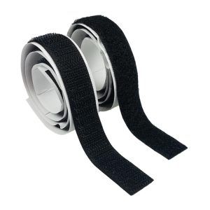 Borrelås m/dobbeltsidig tape 500 x 15 mm