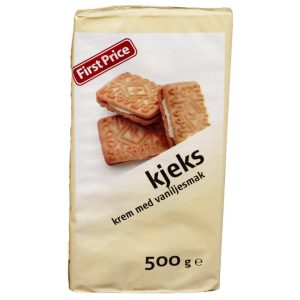 First price kjeks m/vaniljekrem  500g