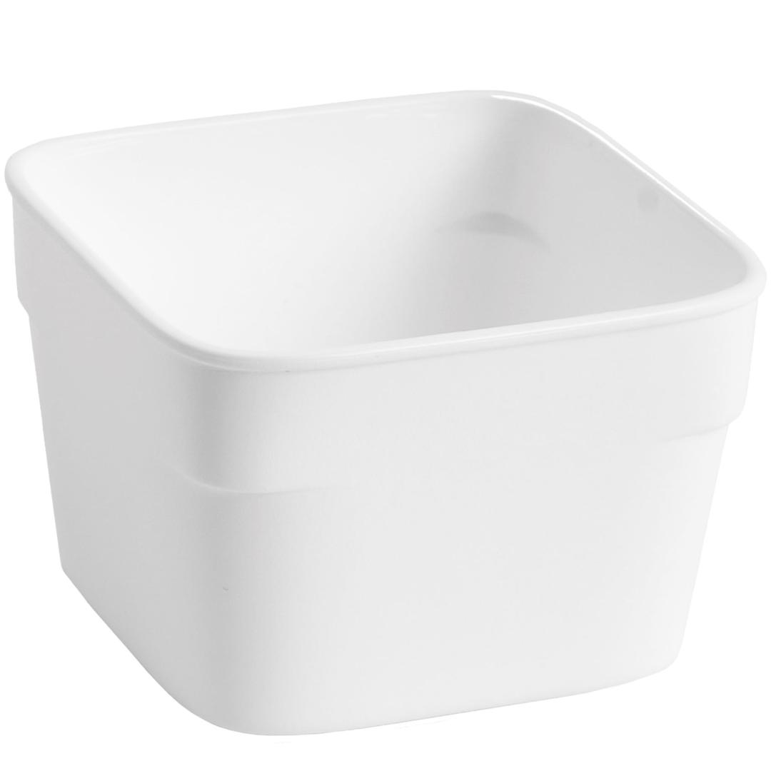 Flexible småoppbevaring hvit 74 x 74 mm