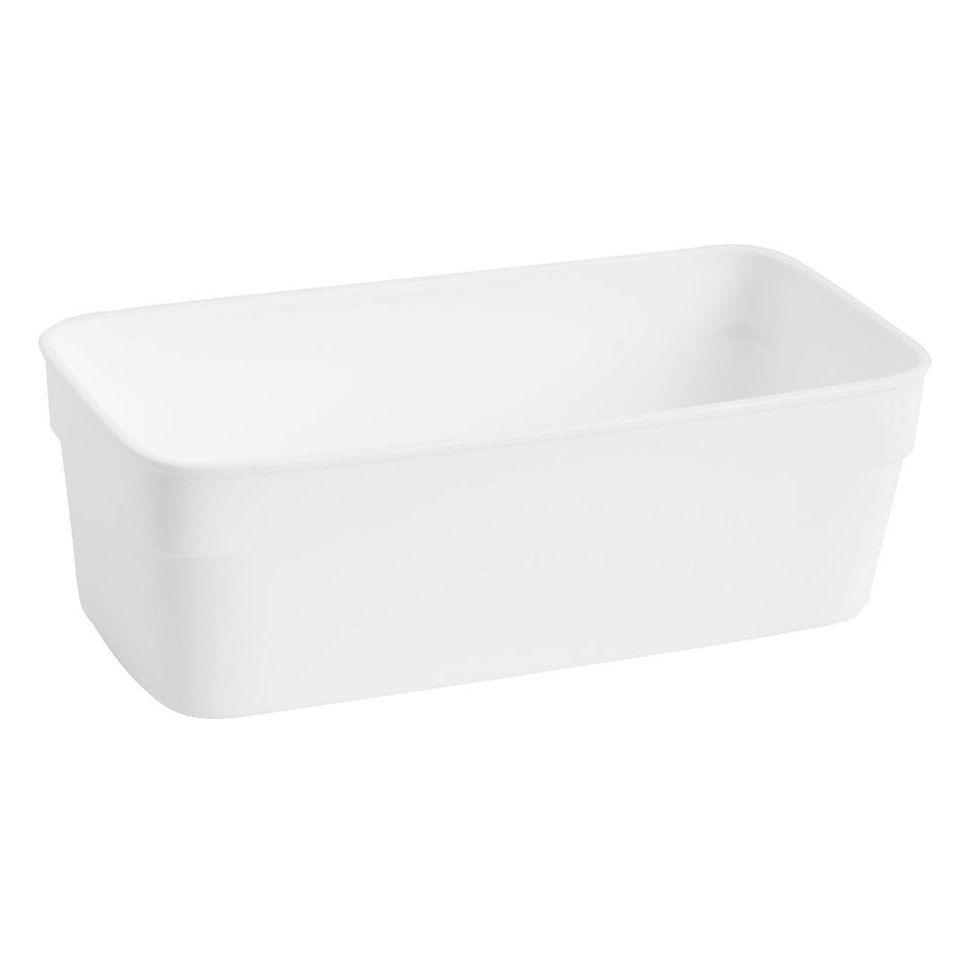 Flexible småoppbevaring hvit 74 x 148 mm