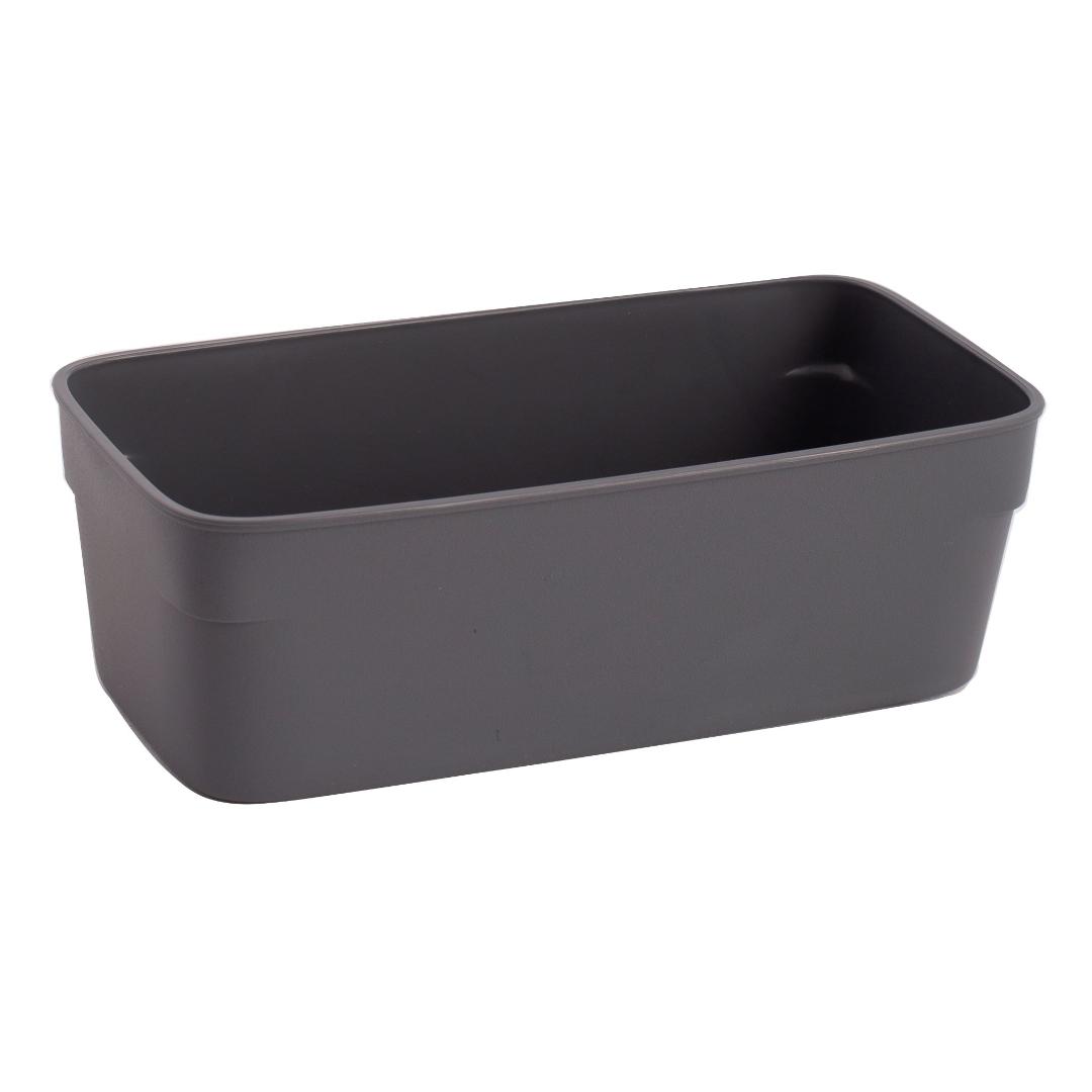 Flexible småoppbevaring grå 74 x 148 mm