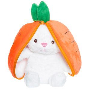 Kanin i gulrot med glidelås