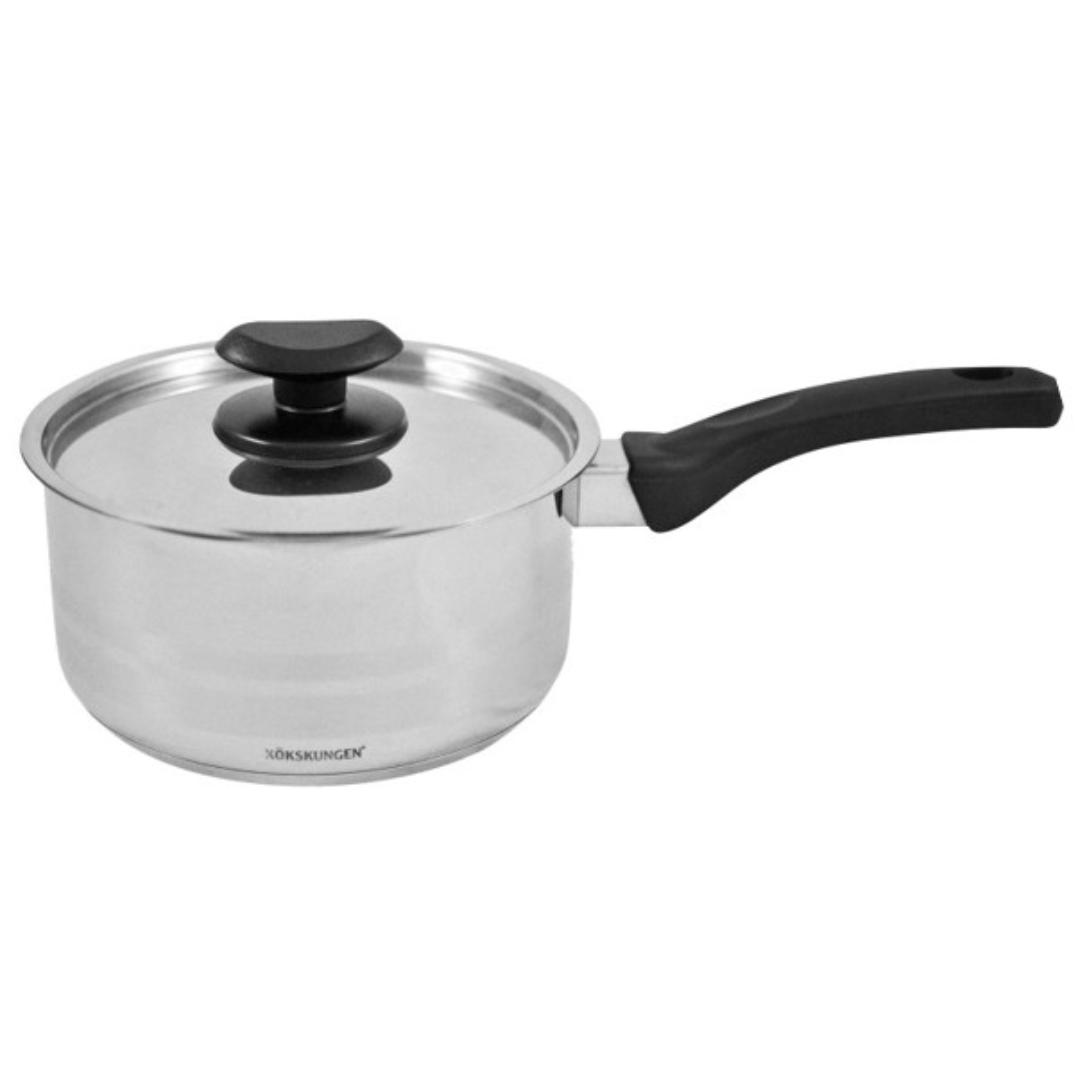 Kasserolle med skaft 1,5l stål