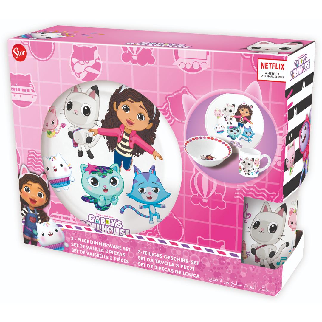 Gabbys dollhouse 3 deler gavesett i kera