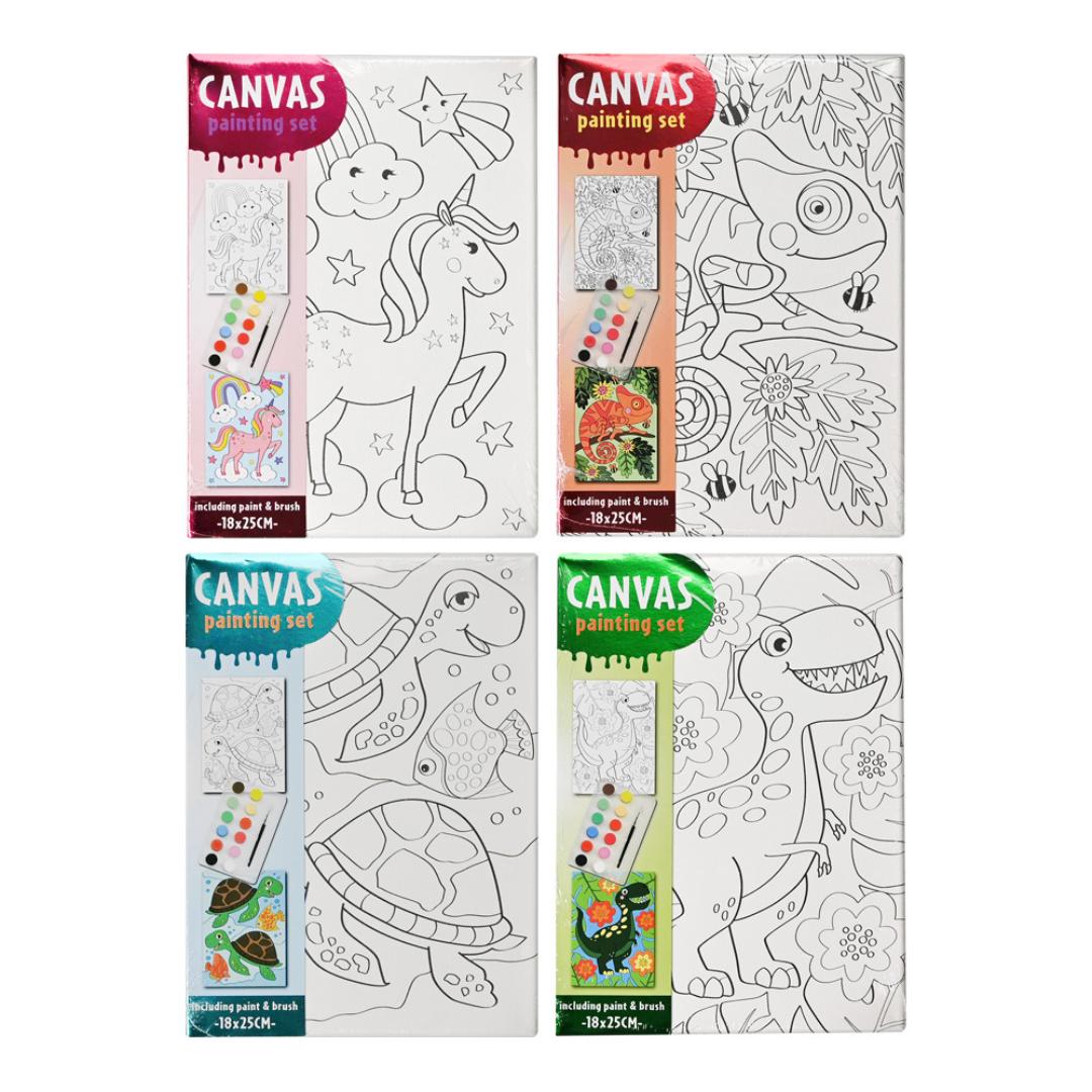 Lerretmalesett 4 ass