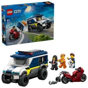 Lego politibil for fangetransport