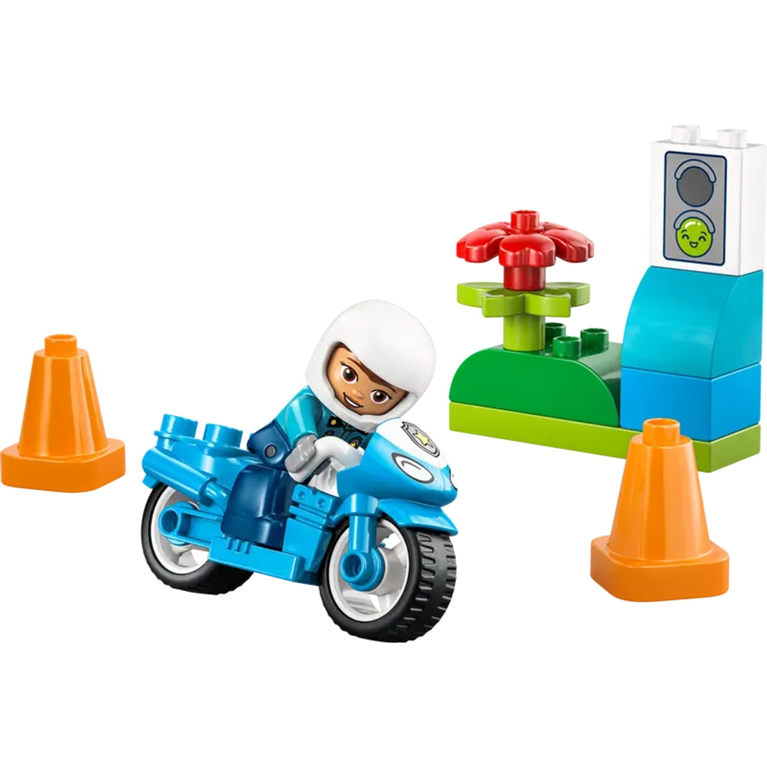 Lego blå politimotorsykkel - Bilde 2